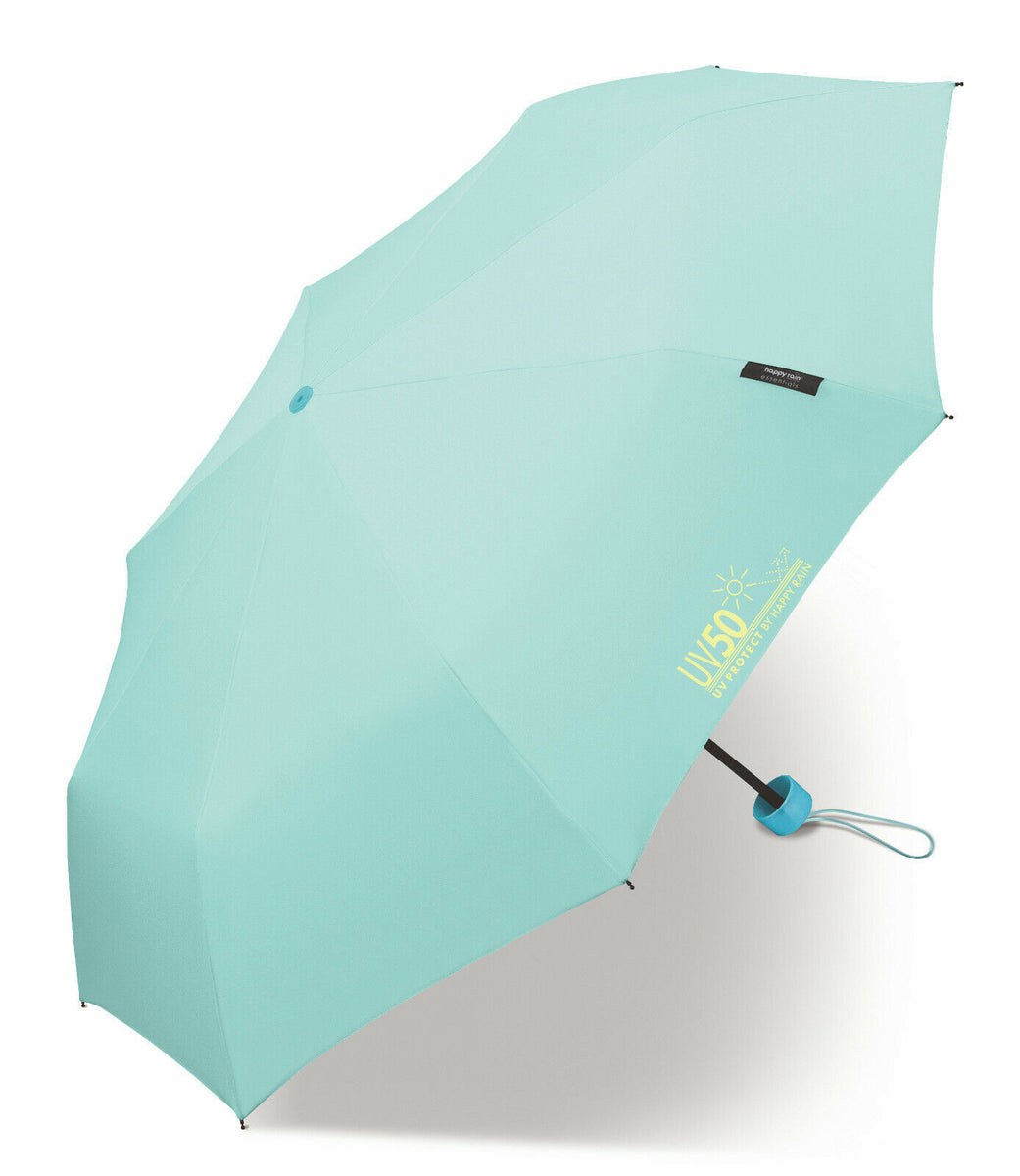 Happy Rain Regenschirm Taschenschirm Sonnenschirm UV50 Protect mit U