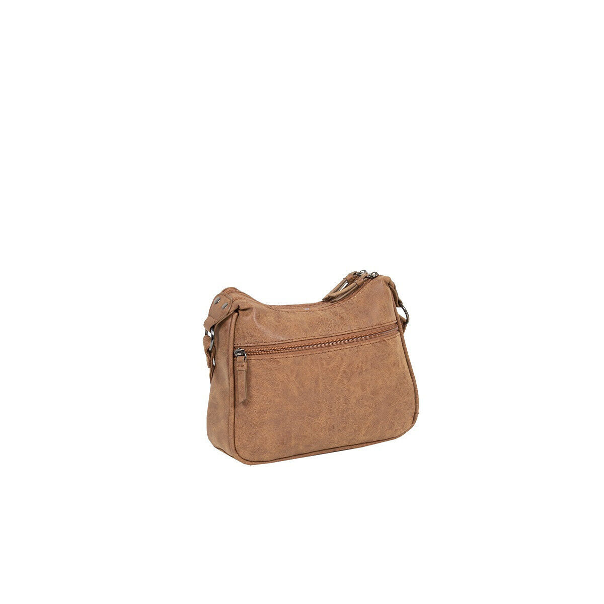 Mustang kleine Damen Handtasche Umhängetasche Crossbag "Bologna" cognac