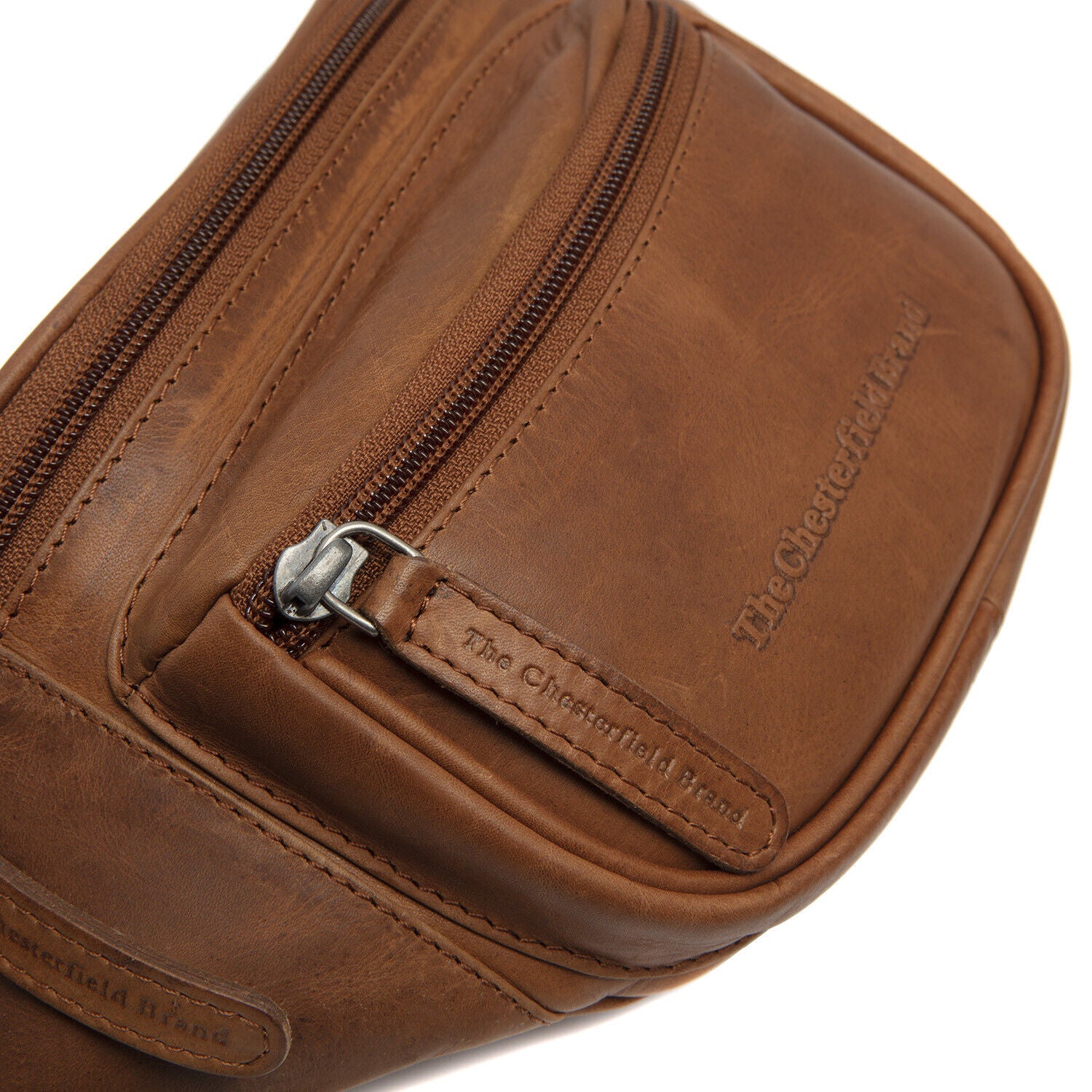 The Chesterfield Brand echt Leder Bauchtasche Gürteltasche Crossbag "Jack" cognac