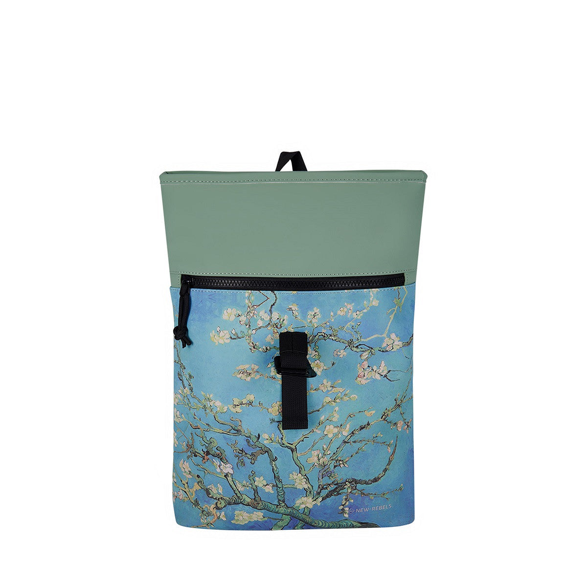 New Rebels Mart Art Roll Up City Rucksack Los Angeles Mandelblüte, Almond Blossoms wasserabweisend