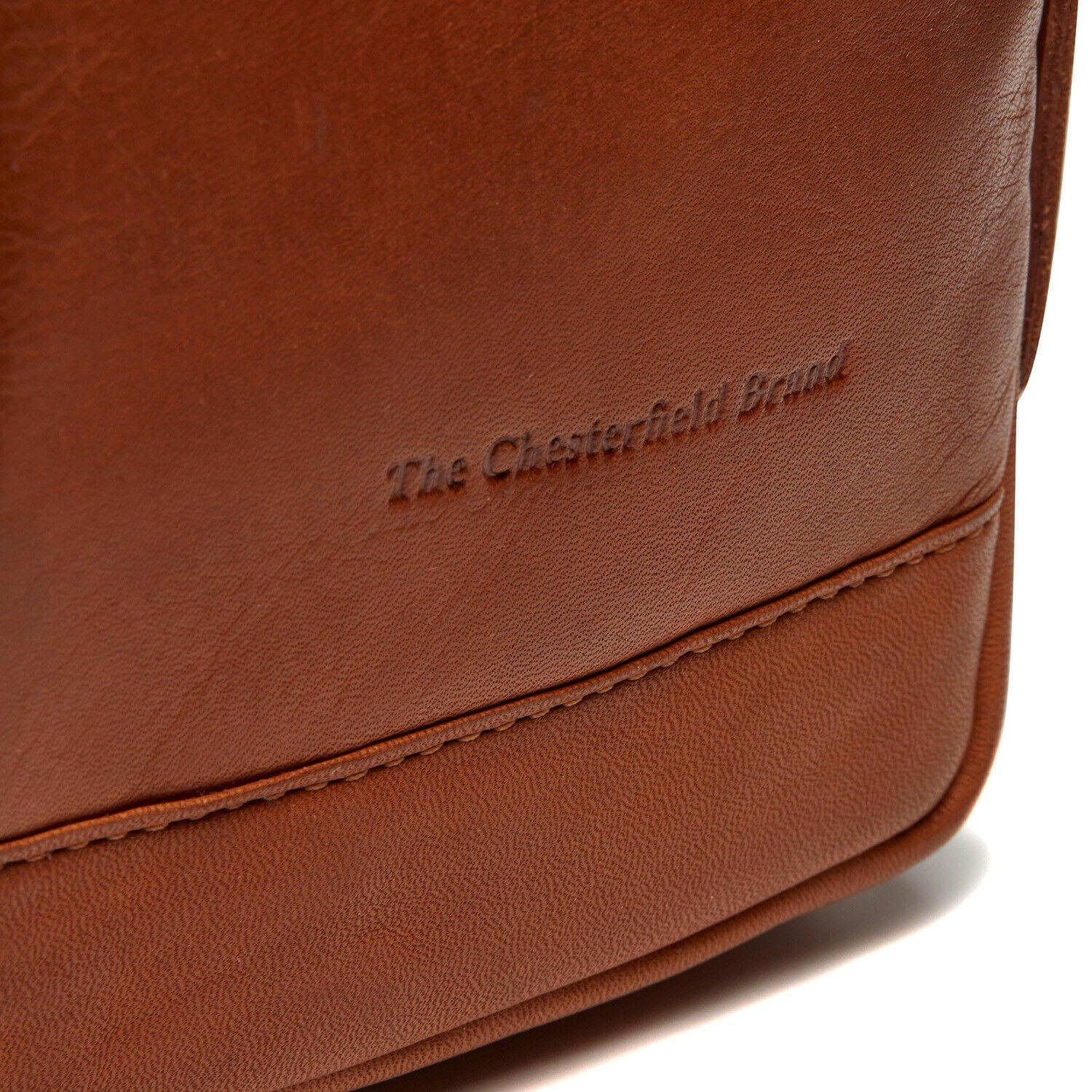 The Chesterfield Brand echt Leder Crossbag Slingbag Crossbodybag Umhängetasche Riga cognac