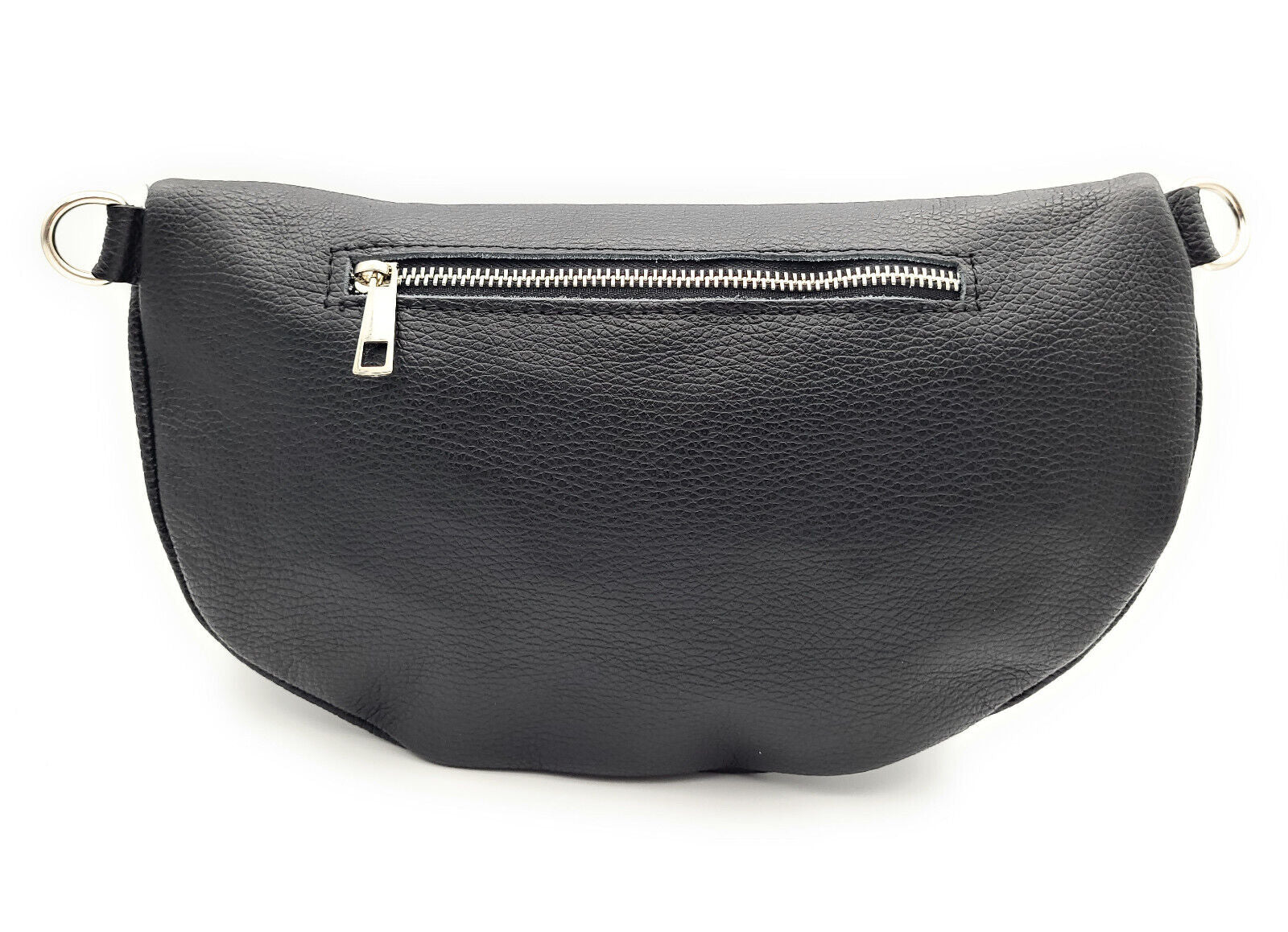 echt Leder XL Damen Crossbag Umhängetasche Schultertasche Handtasche made in Italy schwarz