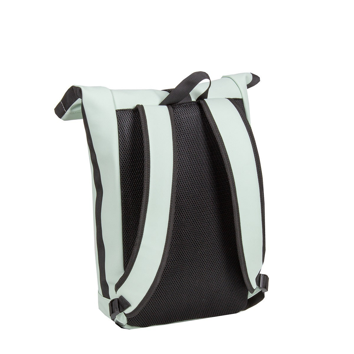 New Rebels Mart Roll Up Rolltop Kurier Rucksack New York, wasserabweisend, Laptopfach mint grün