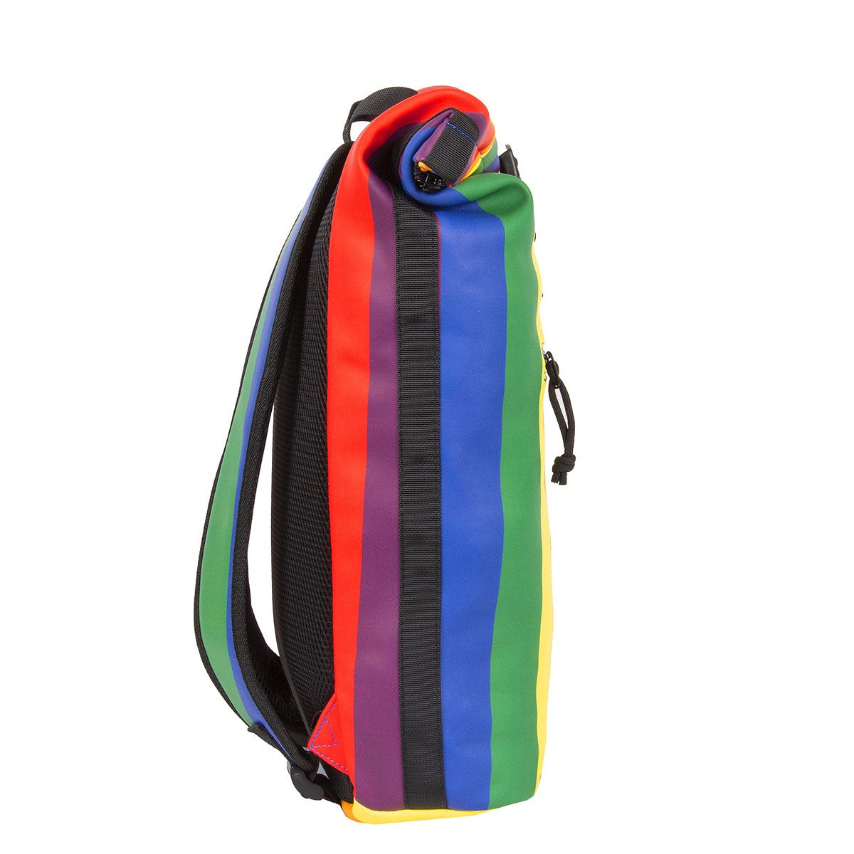 New Rebels Mart Roll Up Rolltop Kurier Rucksack New York, wasserabweisend, Laptopfach Regenbogen