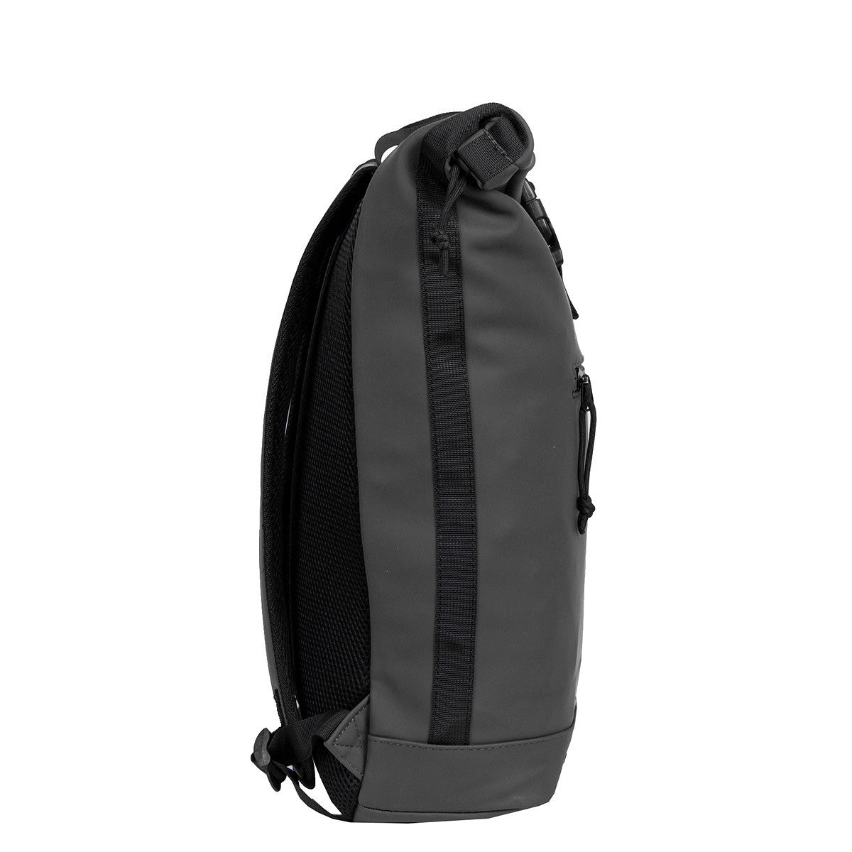 New Rebels Mart Roll Up Rolltop Kurier Rucksack New York, wasserabweisend, Laptopfach schwarz