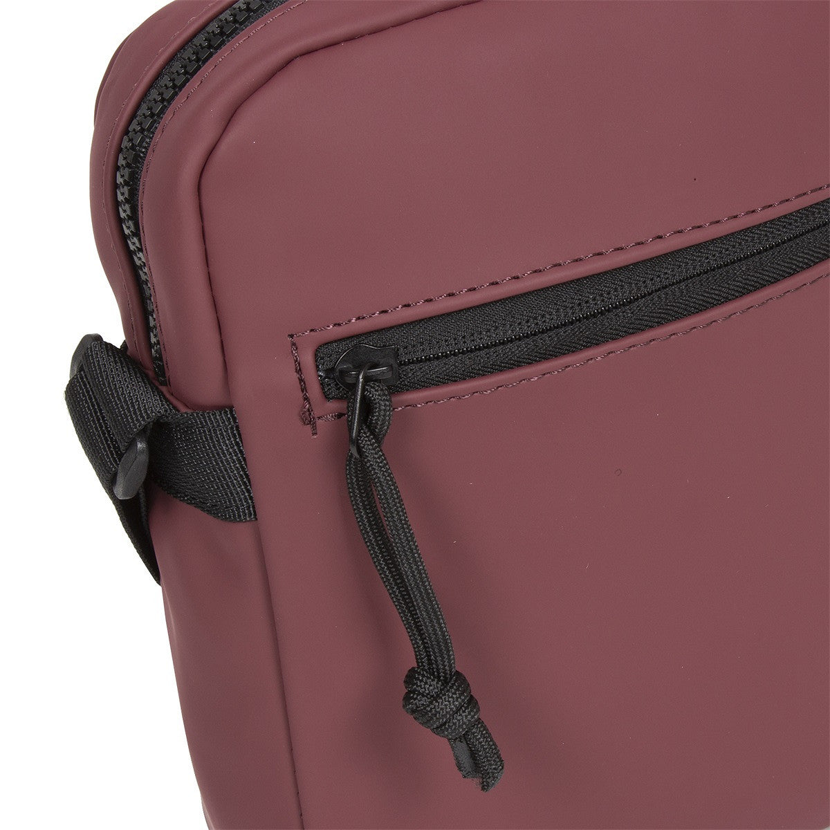 New Rebels Columbus Topzip Umhängetasche Schultertasche wasserabweisendes Planenmaterial, bordeaux rot