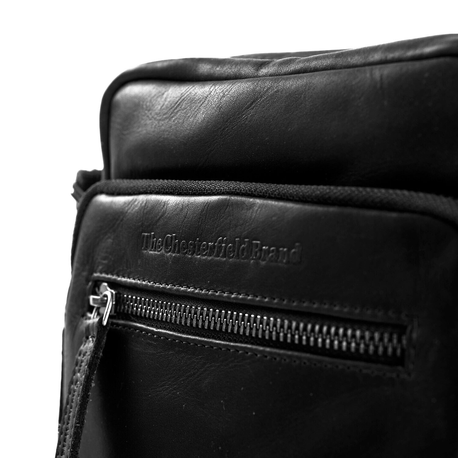 The Chesterfield Brand echt Leder Schultertasche Umhängetasche Birmingham schwarz