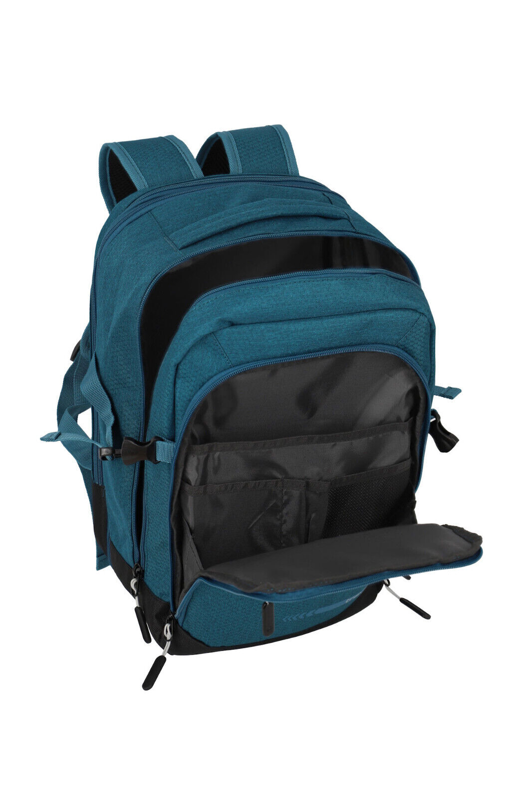 Travelite Reise Rucksack Daypack Cabin Size Bordgepäck 13" Laptopfach auch für Billigflieger petrol