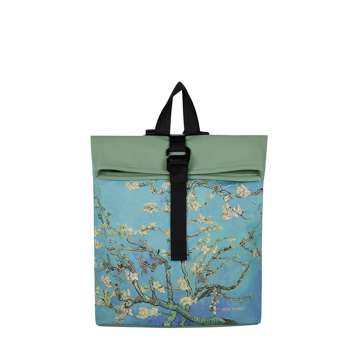 New Rebels Mart Art Roll Up City Rucksack Los Angeles Mandelblüte, Almond Blossoms wasserabweisend