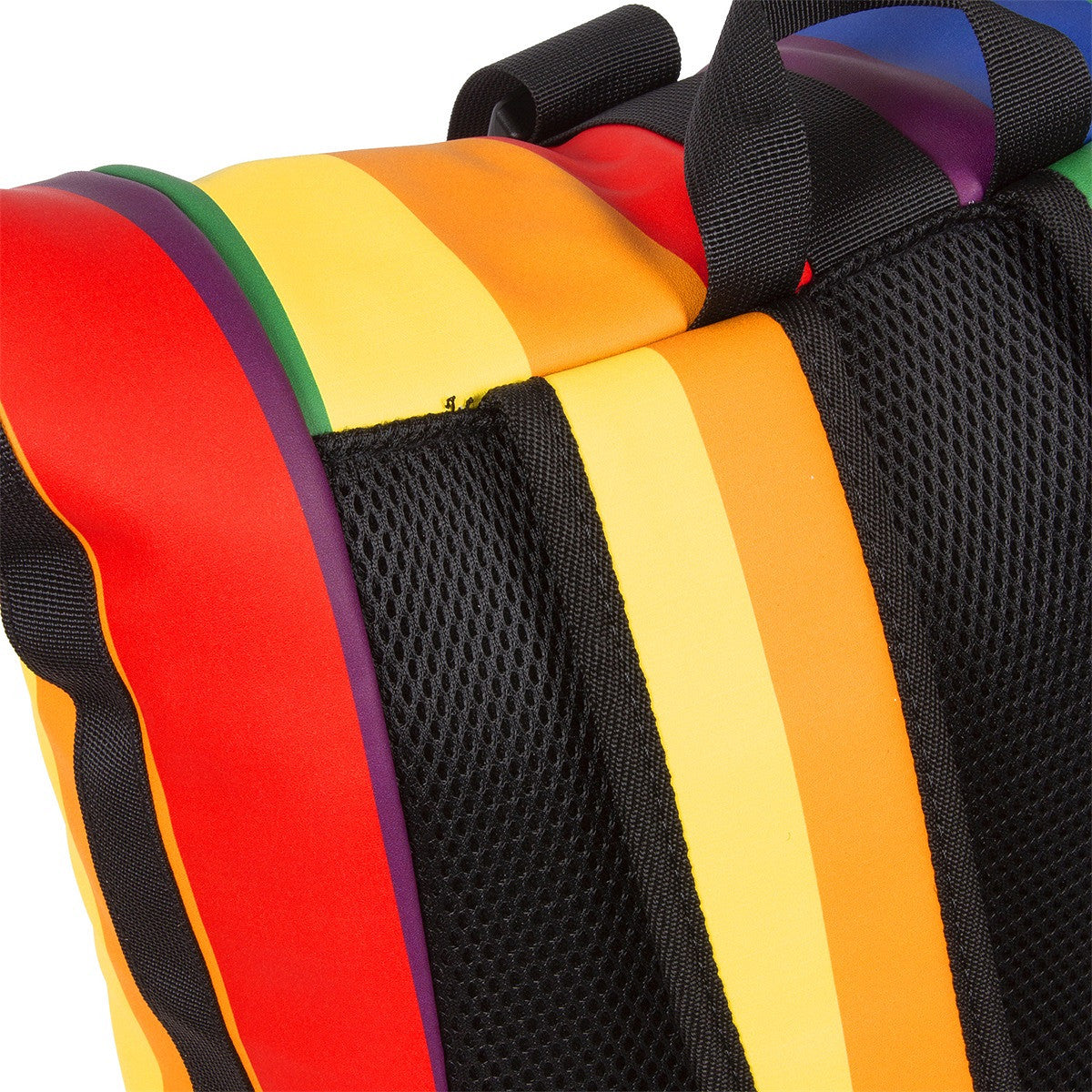 New Rebels Mart Roll Up Rolltop Kurier Rucksack New York, wasserabweisend, Laptopfach Regenbogen