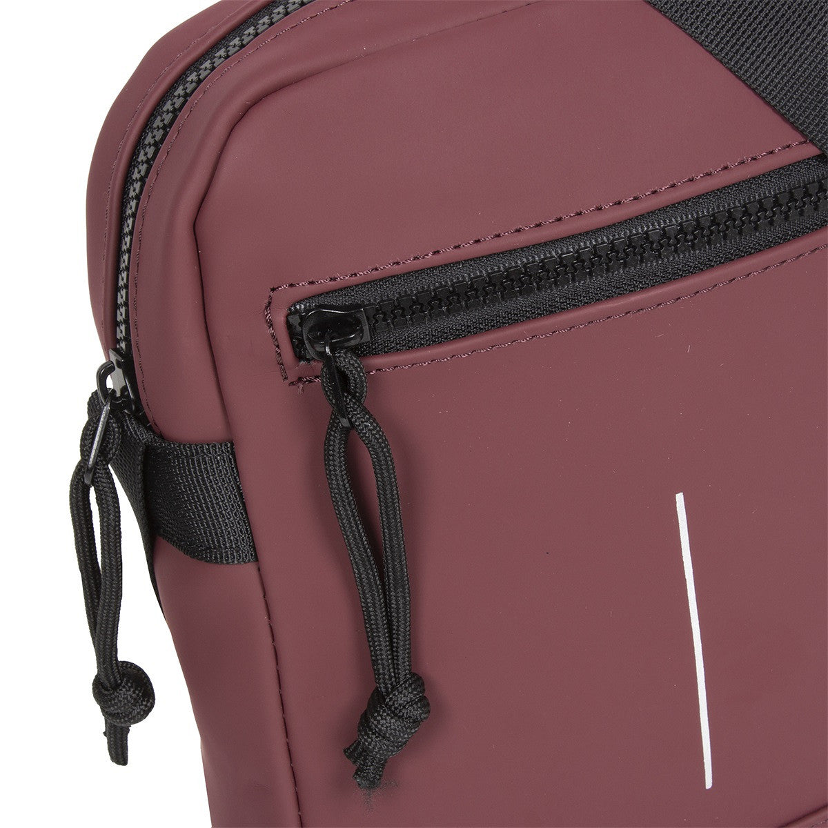 New Rebels Columbus Topzip Umhängetasche Schultertasche wasserabweisendes Planenmaterial, bordeaux rot