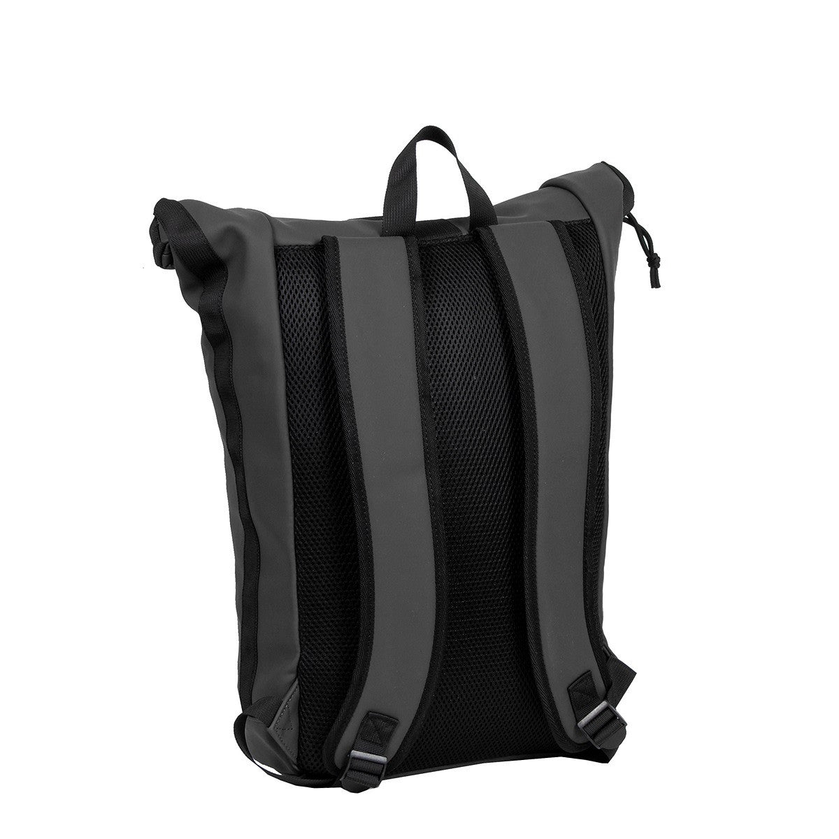 New Rebels Mart Roll Up Rolltop Kurier Rucksack New York, wasserabweisend, Laptopfach schwarz