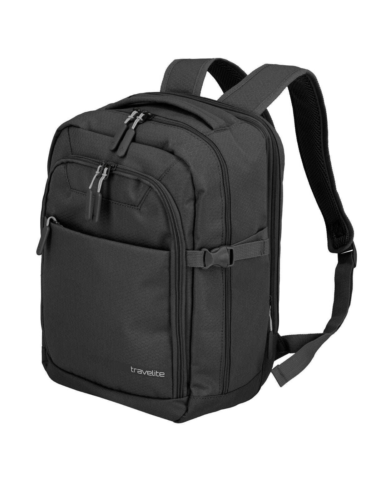 Travelite Kick Off Reise Rucksack Daypack Cabin Size Bordgepäck für Billigflieger schwarz