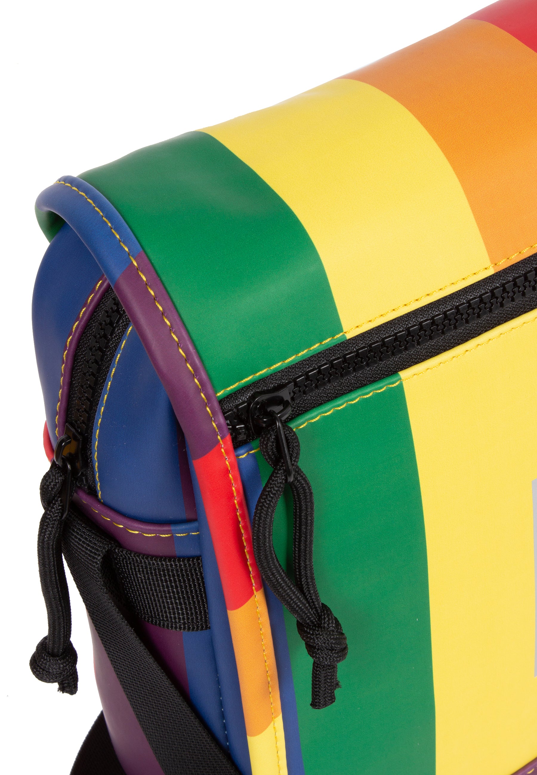 New Rebels Louisville Flapover Umhängetasche Schultertasche wasserabweisendes Planenmaterial, Regenbogen