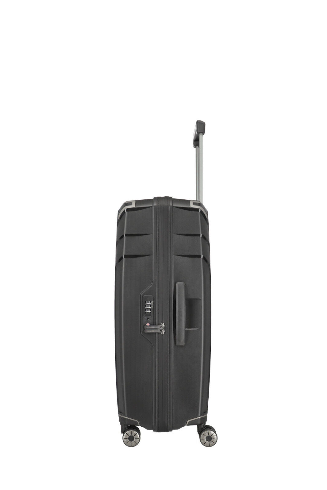 Travelite Elvaa Reisekoffer L Trolley Koffer 76cm 4 Rad / Rollen TSA bruchfest schwarz