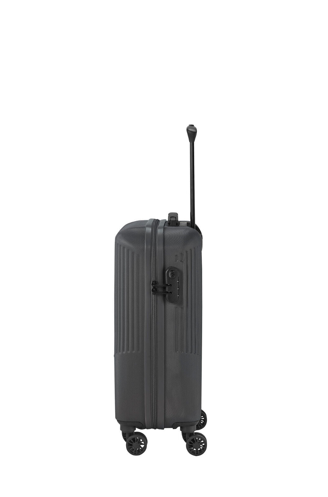 Travelite Bali Handgepäck S Trolley Koffer 55cm 4 Rad / Rollen Hartschale anthrazit