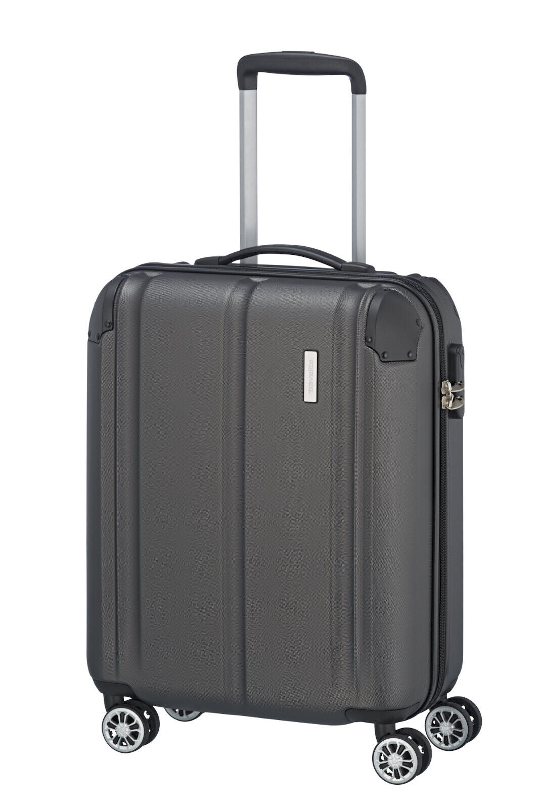 Travelite City Reisekoffer S Trolley Koffer 55cm 4 Rad / Rollen Handgepäck anthrazit