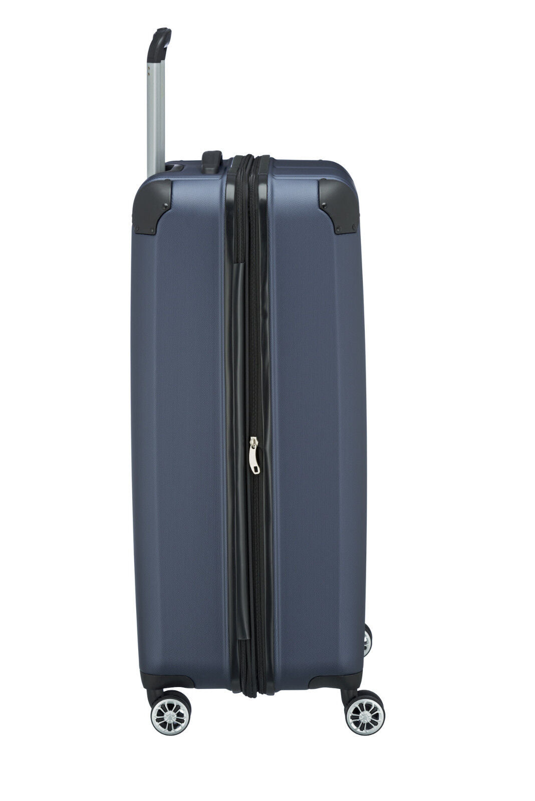 Travelite City Reisekoffer L Trolley Koffer 77cm 4 Rad / Rollen TSA Dehnfalte marine blau