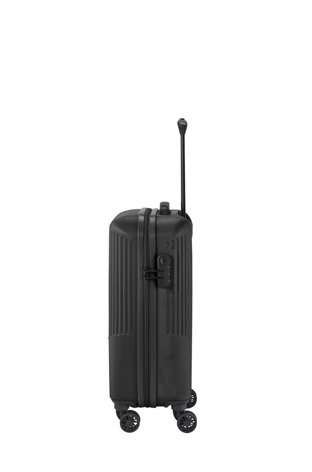 Travelite Bali Handgepäck S Trolley Koffer 55cm 4 Rad / Rollen Hartschale schwarz