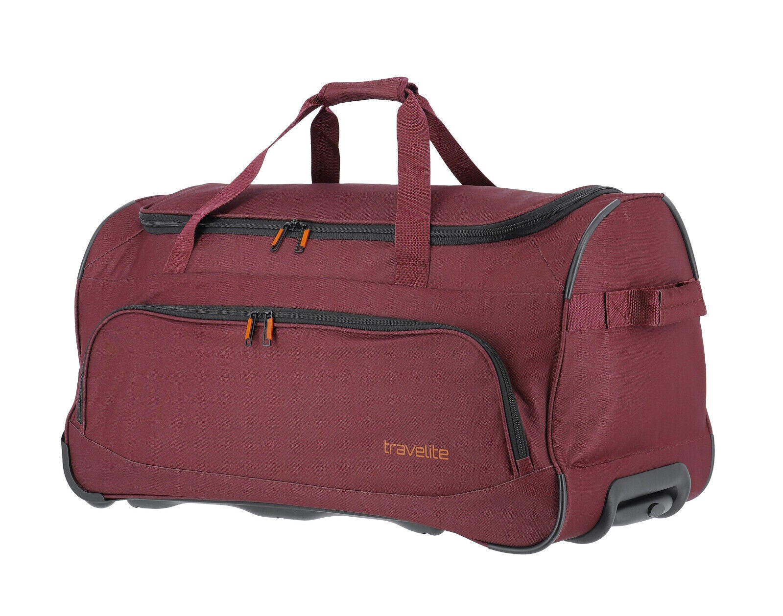 Travelite 2-Rad Trolley Roll-Reisetasche mit Rollen Basics Fresh bordeaux rot