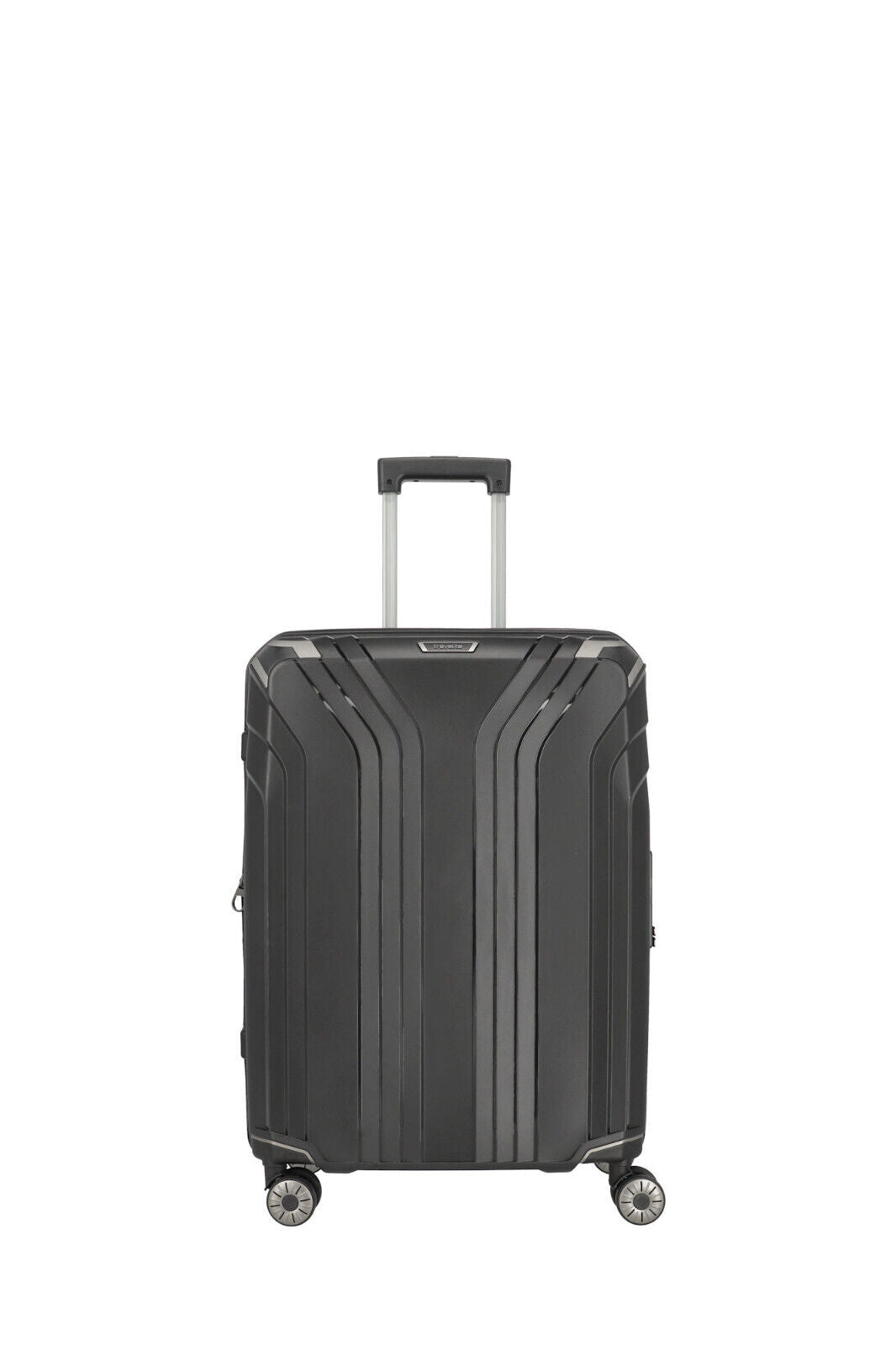 Travelite Elvaa Reisekoffer M Trolley Koffer 66cm 4 Rad / Rollen TSA bruchfest Dehnfalte schwarz