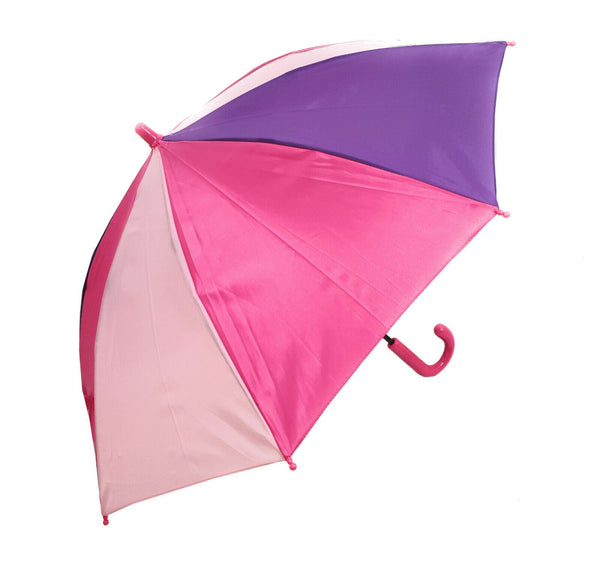 Kinder Automatik pink rosa Mädchen Schirm Regenschirm Stockschirm lila