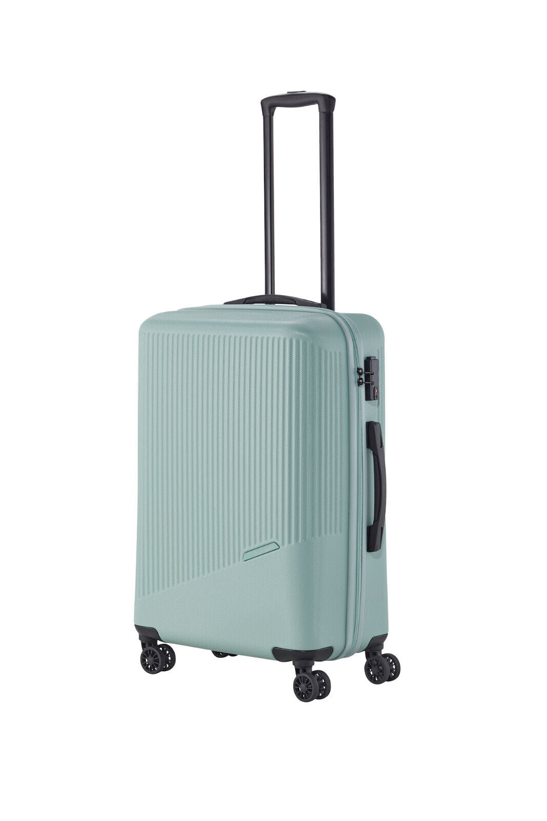 Travelite Bali Reisekoffer M Trolley Koffer 67cm 4 Rad / Rollen TSA Hartschale mint