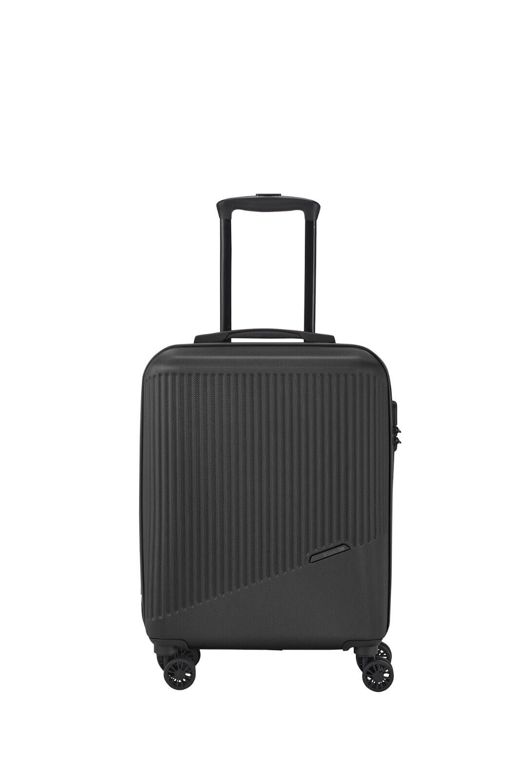 Travelite Bali Handgepäck S Trolley Koffer 55cm 4 Rad / Rollen Hartschale schwarz