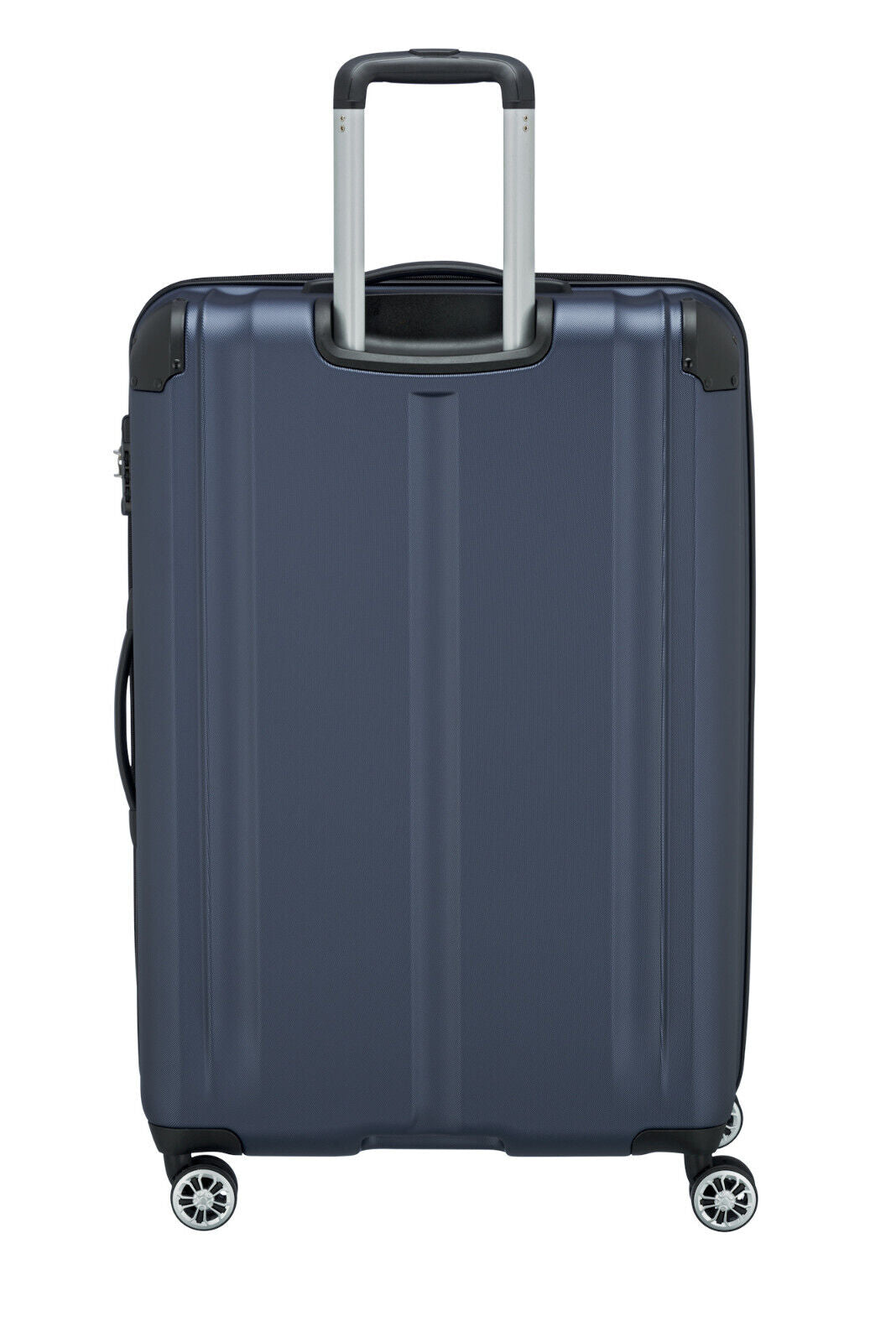 Travelite City Reisekoffer L Trolley Koffer 77cm 4 Rad / Rollen TSA Dehnfalte marine blau