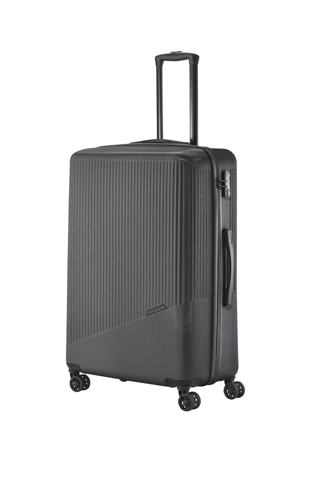 Travelite Bali Reisekoffer L Trolley Koffer 77cm 4 Rad / Rollen TSA Hartschale anthrazit