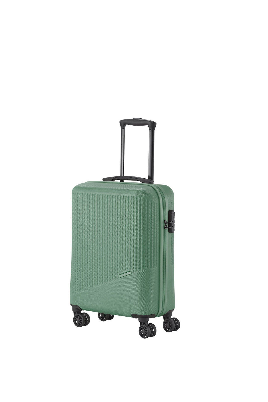 Travelite Bali Handgepäck S Trolley Koffer 55cm 4 Rad / Rollen Hartschale grün